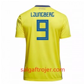 Sverige Fodboldtrøjer Ljungberg 9 Hjemmebanesæt VM 2018